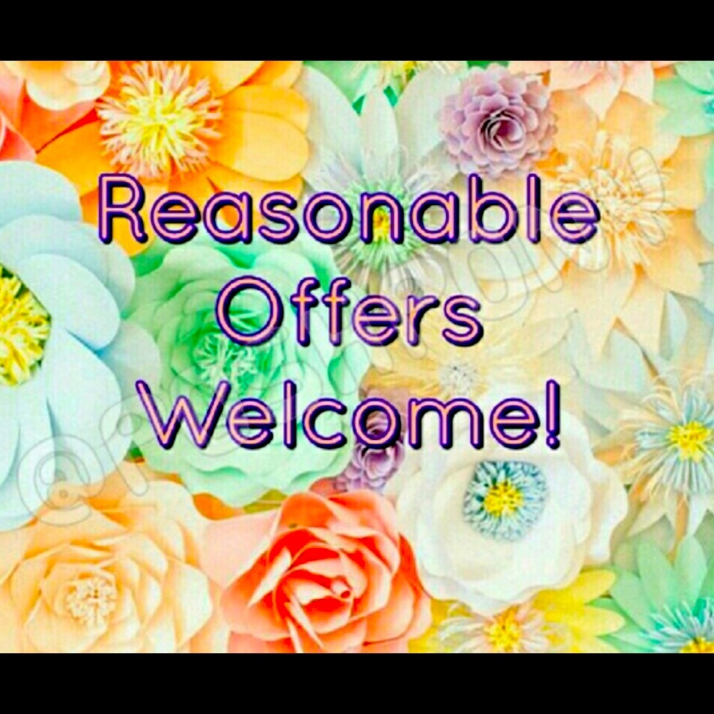 Reasonable offers welcome!